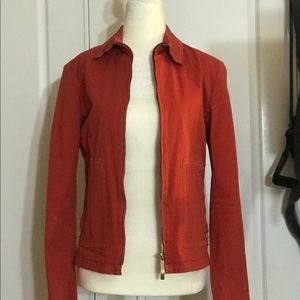 Burberry red jacket